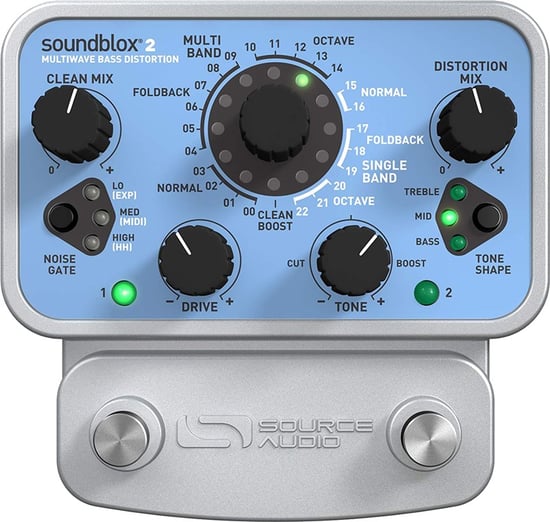 Source Audio SA221 Soundblox 2 Multiwave Bass Distortion Pedal