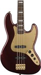 Squier 40th Anniversary Jazz Bass, Gold Edition, Ruby Red Metallic