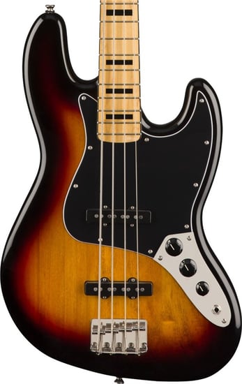 Squier Classic Vibe '70s Jazz Bass, Maple Fingerboard, 3 Colour Sunburst