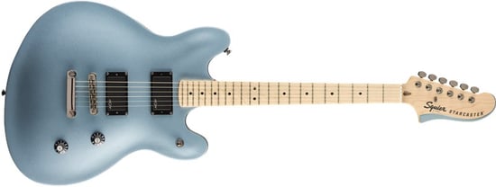 Squier Contemporary Active Starcaster, Maple, Ice Blue Metallic