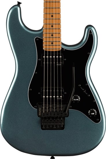 Squier Contemporary Stratocaster HH FR, Roasted Maple Fingerboard, Gunmetal Metallic