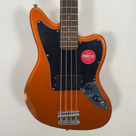 Squier FSR Affinity Series Jaguar Bass H, Metallic Orange, B-Stock