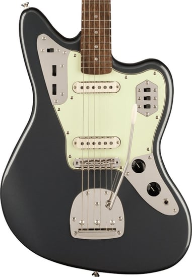 Squier FSR Classic Vibe '60s Jaguar, Charcoal Frost Metallic Matching Headstock