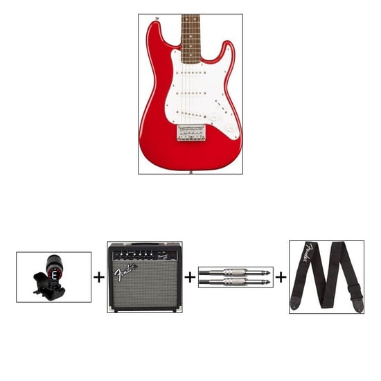 Squier Mini Strat Dakota Red bundle