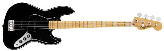 Squier Vintage Modified Jazz Bass '77 Upgraded (Black)