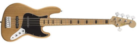 Squier Vintage Modified Jazz Bass V Upgraded (Natural)