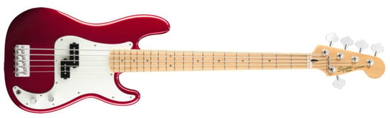 Squier Vintage Modified Precision Bass V (Candy Apple Red)
