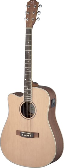 Stagg ASY-DCE Deadnought Cutaway Electro-acoustic Guitar (Left-Handed)
