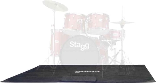 Stagg Drum Mat with Carry Bag (1.8x1.5m) - SCADRU1815 LITE