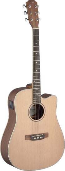 Stagg James Neligan ASY-DCE Dreadnought Acoustic Guitar