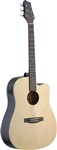 Stagg SA30DCE Electro Acoustic Dreadnought Guitar (Natural)