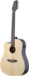 Stagg SA30DCE-N LH Electro Acoustic Dreadnought Guitar (Natural)