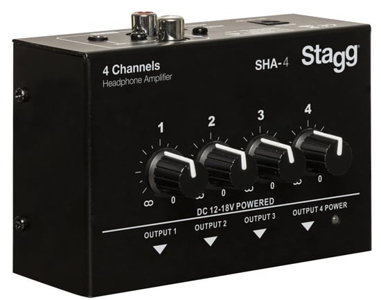 Stagg SHA-4 4-Channel Stereo Headphone Amp