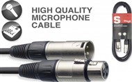 Stagg SMC XLR Microphone Cable (6m/20ft, Black) - SMC6