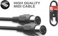 Stagg SMD Moulded MIDI Cable (3m/10ft) - SMD3 E