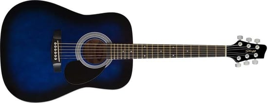 Stagg SW201 3/4 Acoustic guitar (Blueburst)