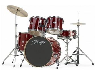 Stagg TIM222 5 Piece Complete Kit (Wine Red)