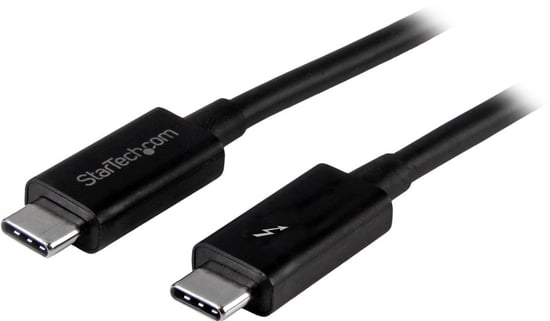 StarTech TBLT34MM80CM Thunderbolt 3 USB-C Data Cable, 0.8m, Black 