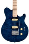 Sterling AX3FM Axis Flame Maple Sub, Neptune Blue