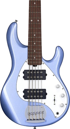 Sterling RAY4HH StingRay HH Sub Bass, Lake Blue Metallic