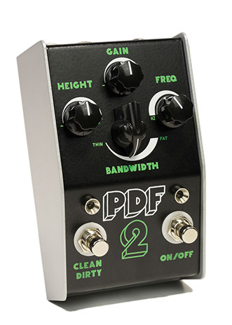 Stone Deaf PDF-2 Parametric Distortion Filter Pedal