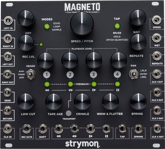 Strymon Magneto Four Head dTape Echo & Looper Unit