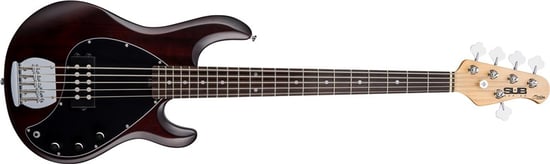 Sub by Sterling Ray5 Bass, Maple, Walnut Satin