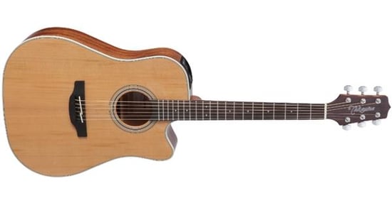 Takamine GD20CE Dreadnought Electro Acoustic, Natural Satin