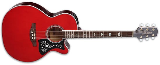 Takamine GN75CE NEX Grand Auditorium Electro Acoustic, Wine Red