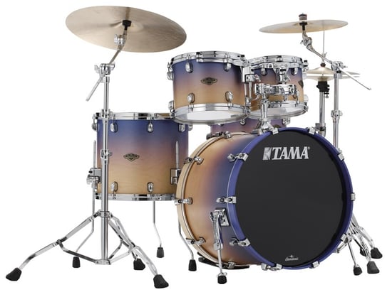 Tama WBS42S Starclassic Walnut Birch 4 Piece Shell Pack, Satin Purple Atmosphere Fade