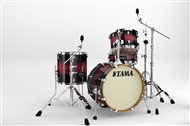Tama VP48S Silverstar Custom Jazz 4 Piece Shell Pack (Transparent Red Burst)