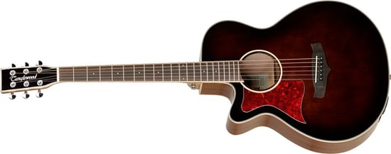 Tanglewood TW4 Winterleaf Super Folk Electro Acoustic, Whisky Barrel Burst Gloss, Left Handed