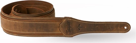 Taylor 4109 Wings Leather Strap, 2.5in, Dark Brown