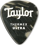 Taylor 80719 Thermex Ultra 351 Picks, 1mm, Black Onyx, 24 Pack