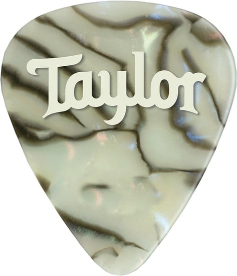 Taylor 80736 Celluloid 351 Picks, .96mm, Abalone, 12 Pack