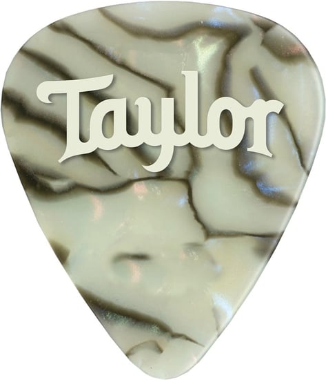 Taylor 80745 Celluloid 351 Picks, .71mm, Abalone, 72 Pack