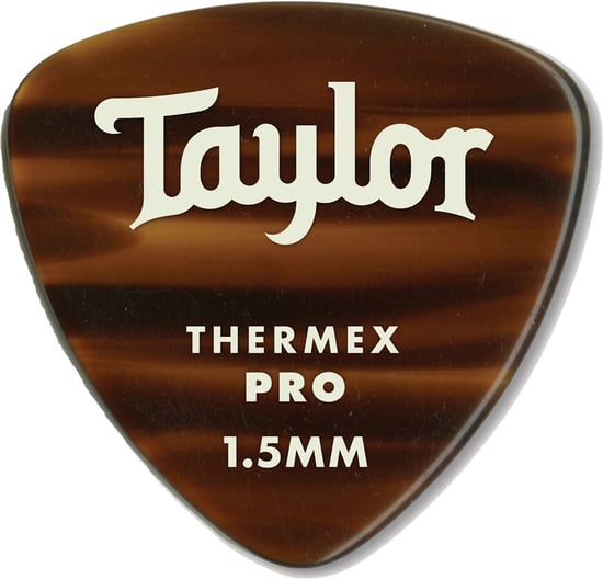 Taylor 80758 Thermex Pro 346 Picks, 1.5mm, Tortoiseshell, 6 Pack