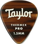 Taylor 80769 Thermex Pro 351 Picks, 1.5mm, Tortoiseshell, 24 Pack