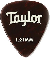 Taylor 80778 Celluloid 351 Picks, 1.21mm, Tortoiseshell, 12 Pack