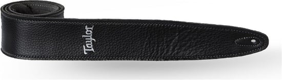 Taylor TL250 Leather Strap, 2.5in, Black, 2.5in