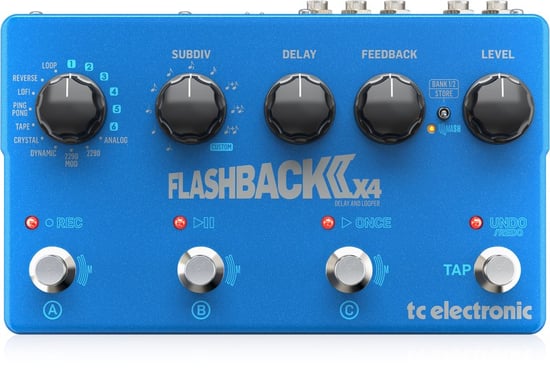 TC Electronic Flashback 2 X4 Delay Pedal