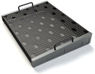 Temple Audio DUO-17 Lightweight Pedalboard, Gun Metal