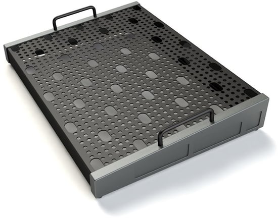 Temple Audio DUO-17 Lightweight Pedalboard, Gun Metal