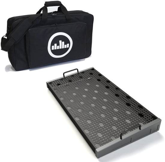 Temple Audio DUO-24 Lightweight Pedalboard with Soft Case, Gun Metal