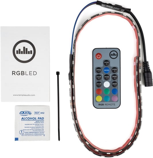 Temple Audio DUO-24 RGB LED Light Strip with Remote