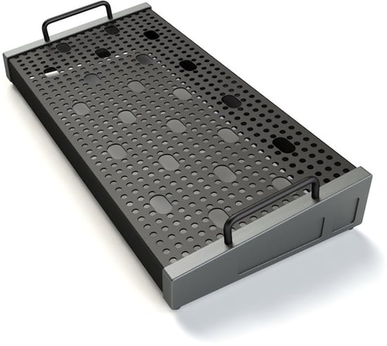 Temple Audio SOLO-18 Lightweight Pedalboard, Gunmetal