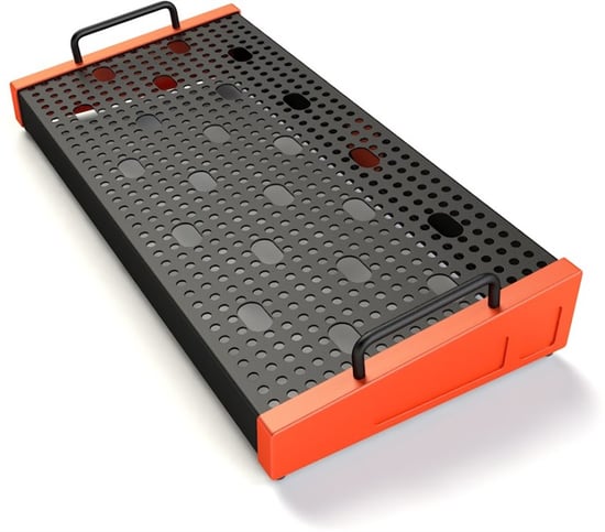 Temple Audio SOLO-18 Lightweight Pedalboard, Temple Red