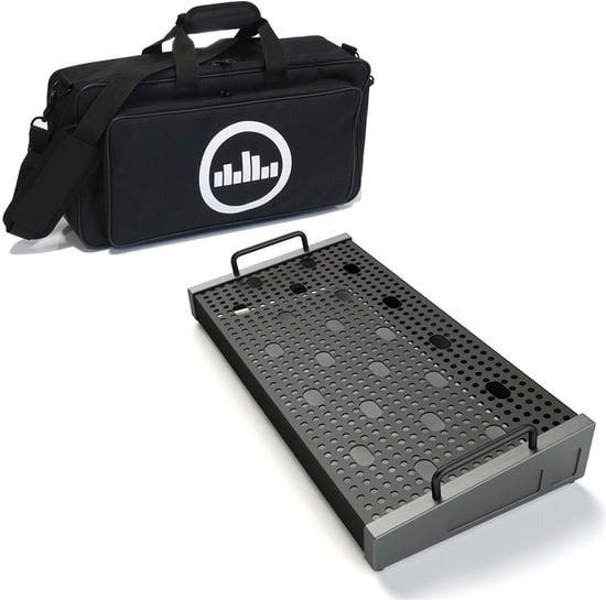 Temple Audio SOLO-18 Lightweight Pedalboard with Soft Case, Gunmetal