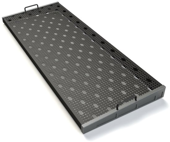 Temple Audio TRIO-43 Lightweight Pedalboard, Gun Metal