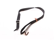 TGI Ukulele Sling Strap with Soundhole Hook (Black)